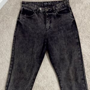 Nasty Gal Charcoal Straight Women’s Jeans Size 8